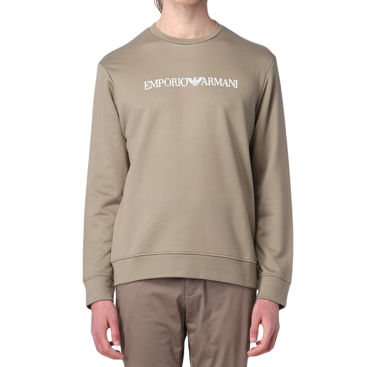 Emporio Armani 8N1MR6 Sweatshirt - F176 Dove Grey - Escape Menswear