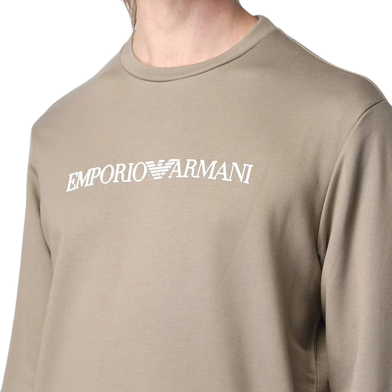 Emporio Armani 8N1MR6 Sweatshirt - F176 Dove Grey - Escape Menswear