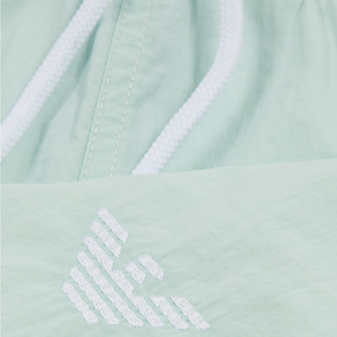 Emporio Armani Boxer Swim Shorts - Water Green - Escape Menswear