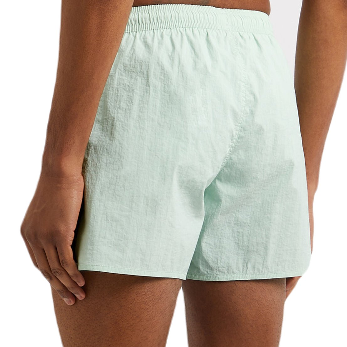 Emporio Armani Boxer Swim Shorts - Water Green - Escape Menswear