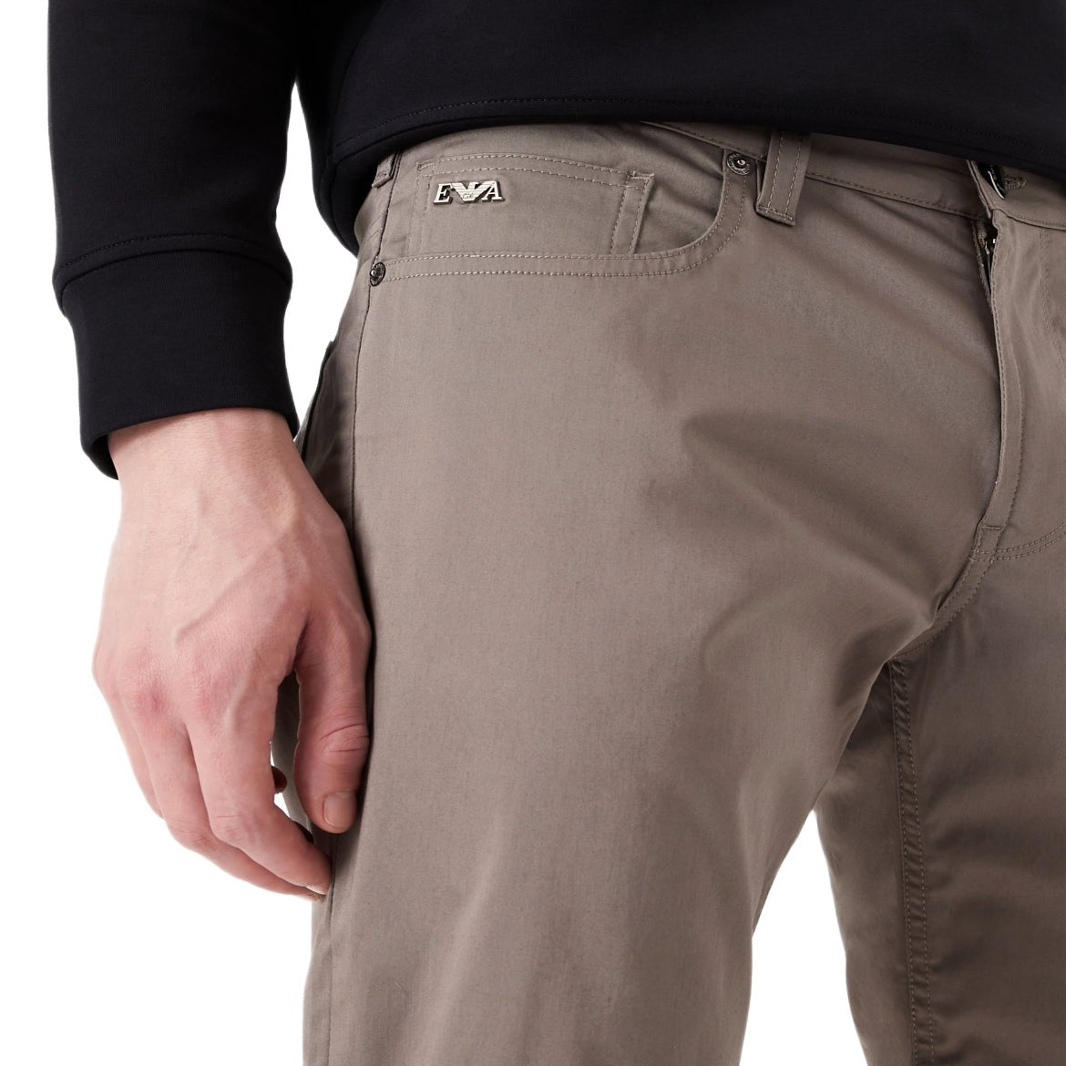 Emporio Armani Chino Shorts - Beige - Escape Menswear