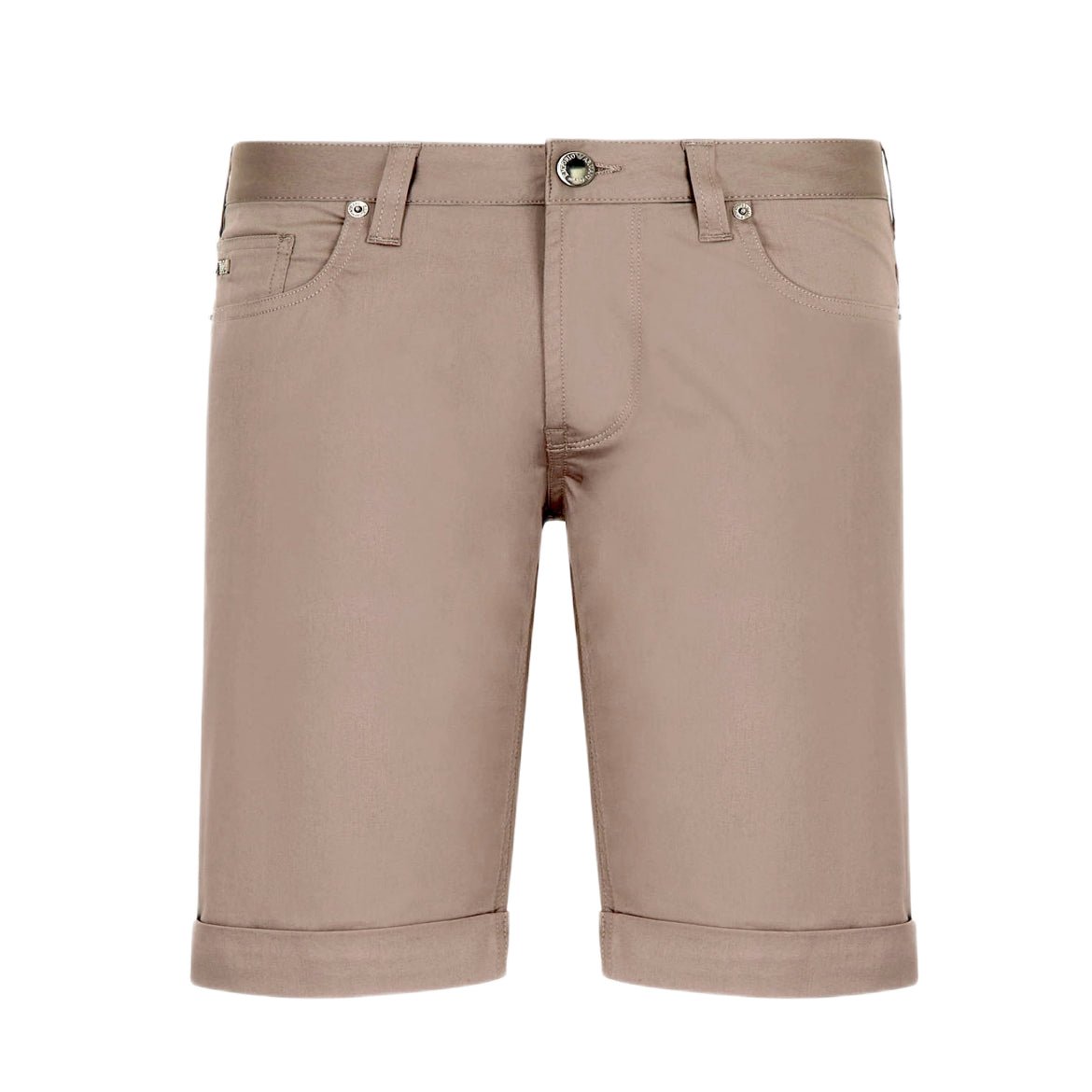 Emporio Armani Chino Shorts - Beige - Escape Menswear