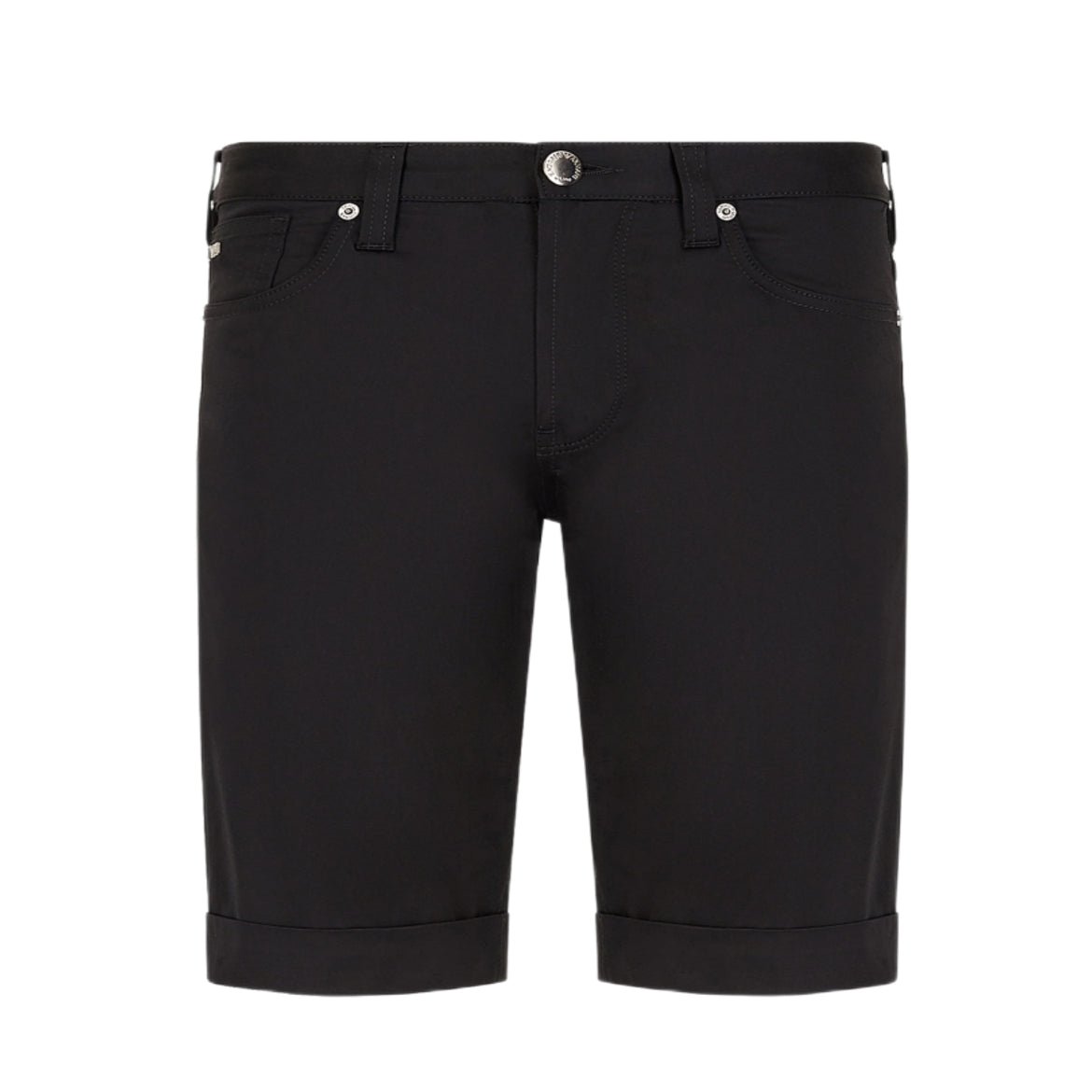 Emporio Armani Chino Shorts - Black - Escape Menswear