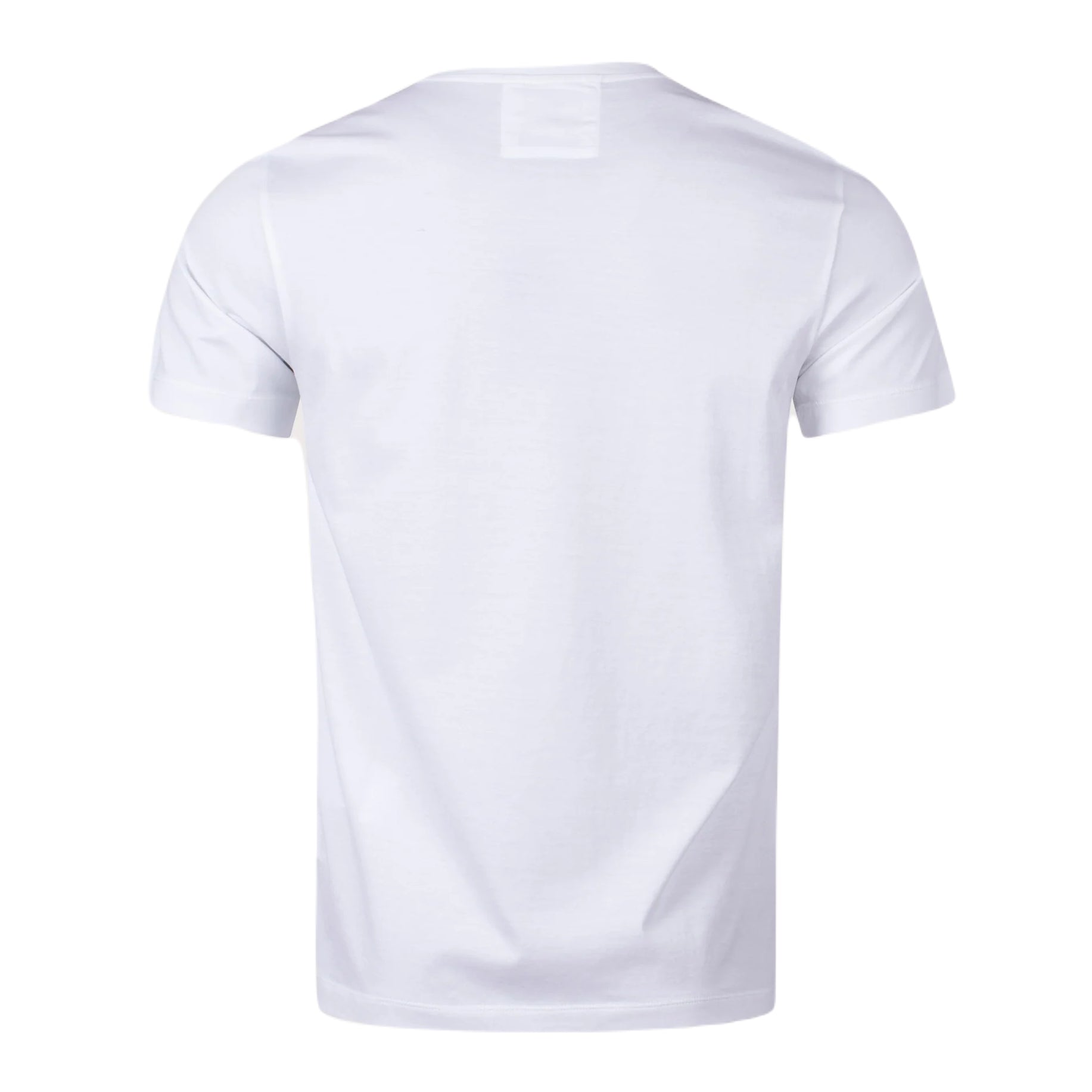 Emporio Armani Jacquard Logo T-Shirt - White - Escape Menswear