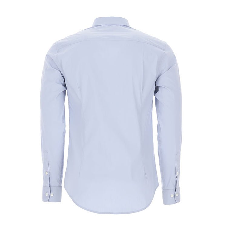 Emporio Armani Long Sleeve Shirt - Lilac Grey - Escape Menswear