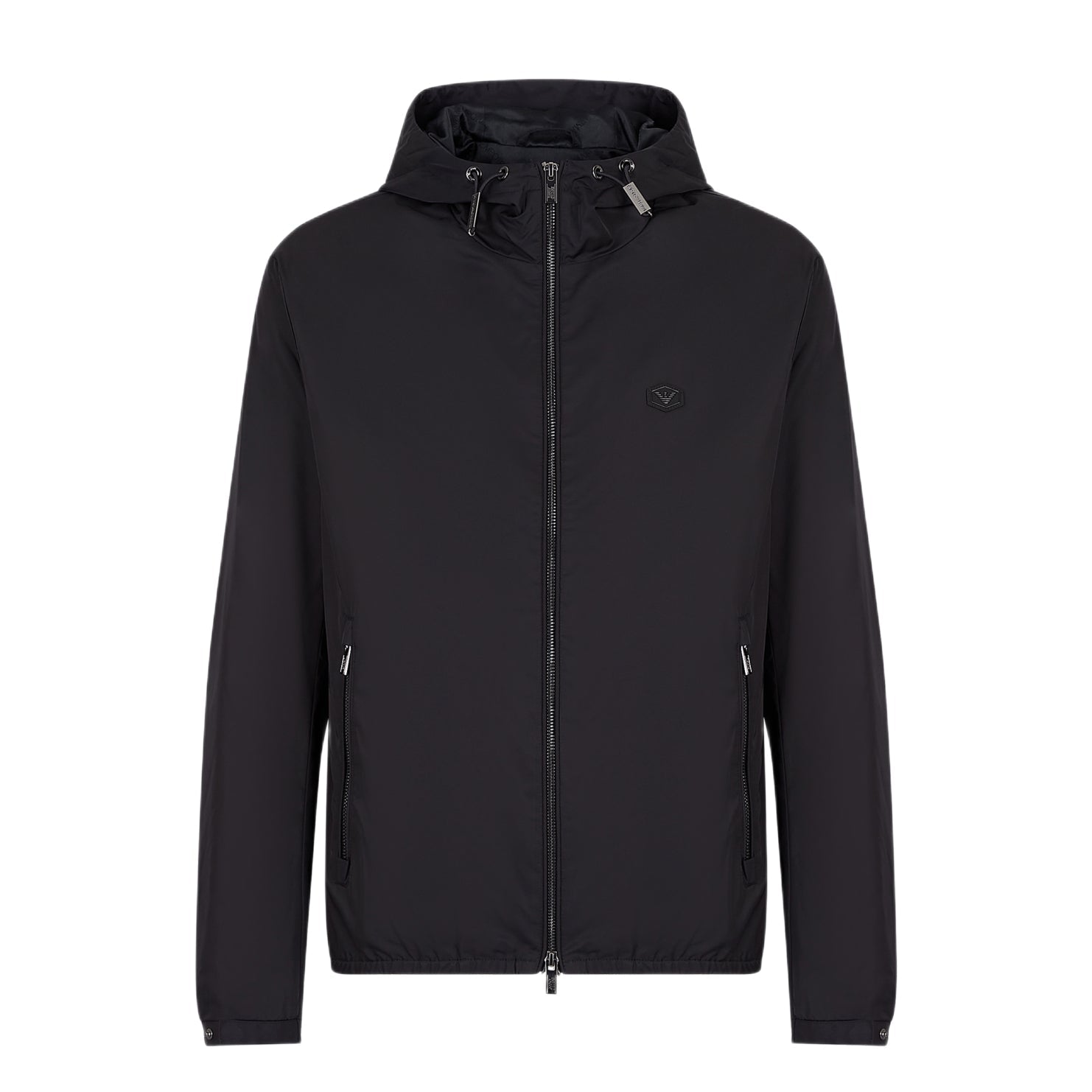 Emporio Armani Nylon Logo Patch Jacket - 920 Navy - Escape Menswear