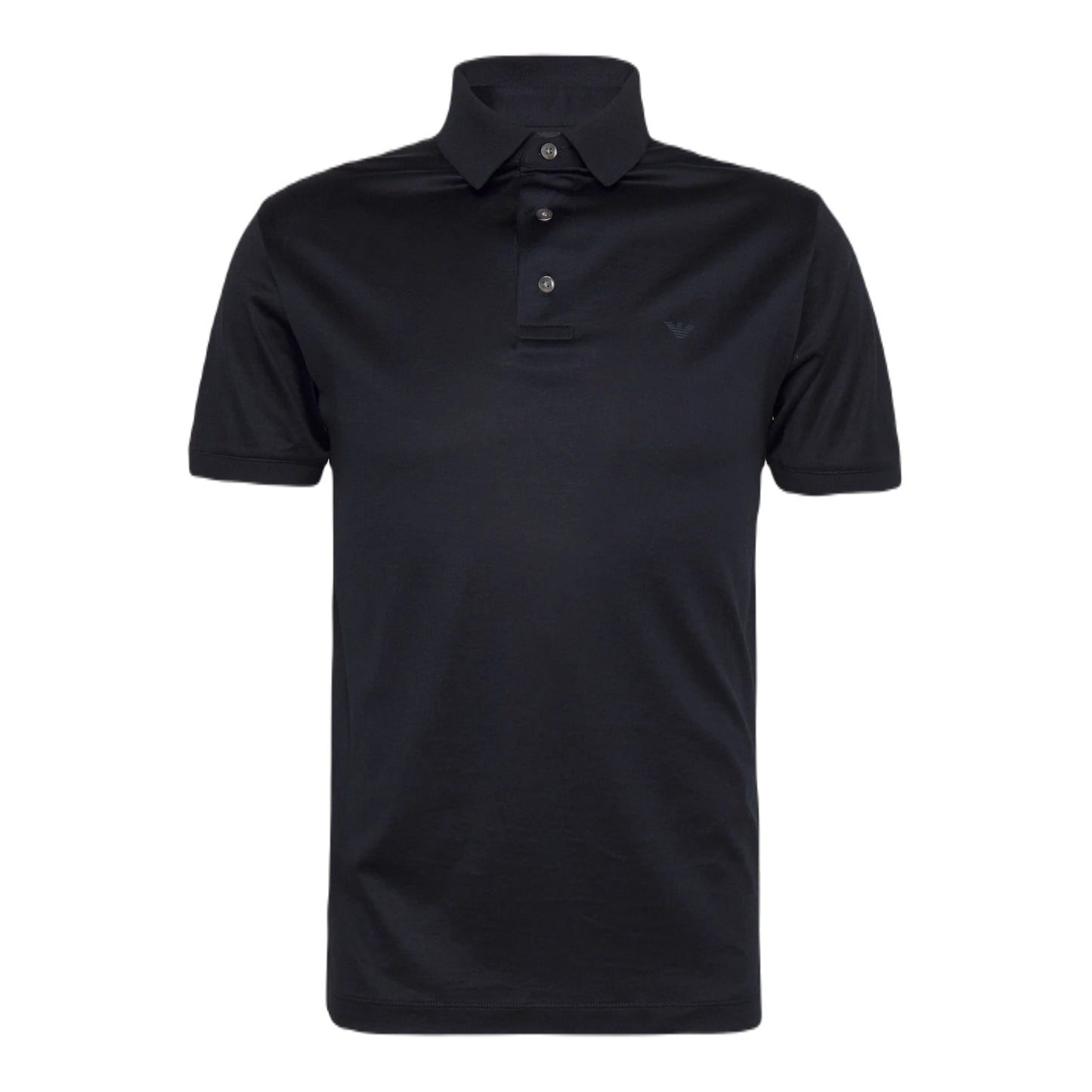 Emporio Armani Short Sleeve Jersey Polo - Navy - Escape Menswear