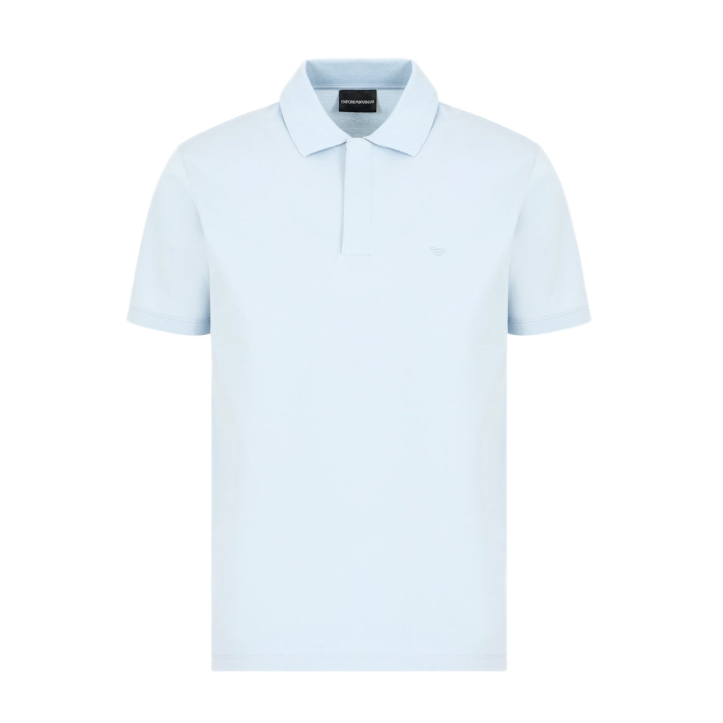 Emporio Armani Travel Essential Polo Shirt - Pearl Blue - Escape Menswear