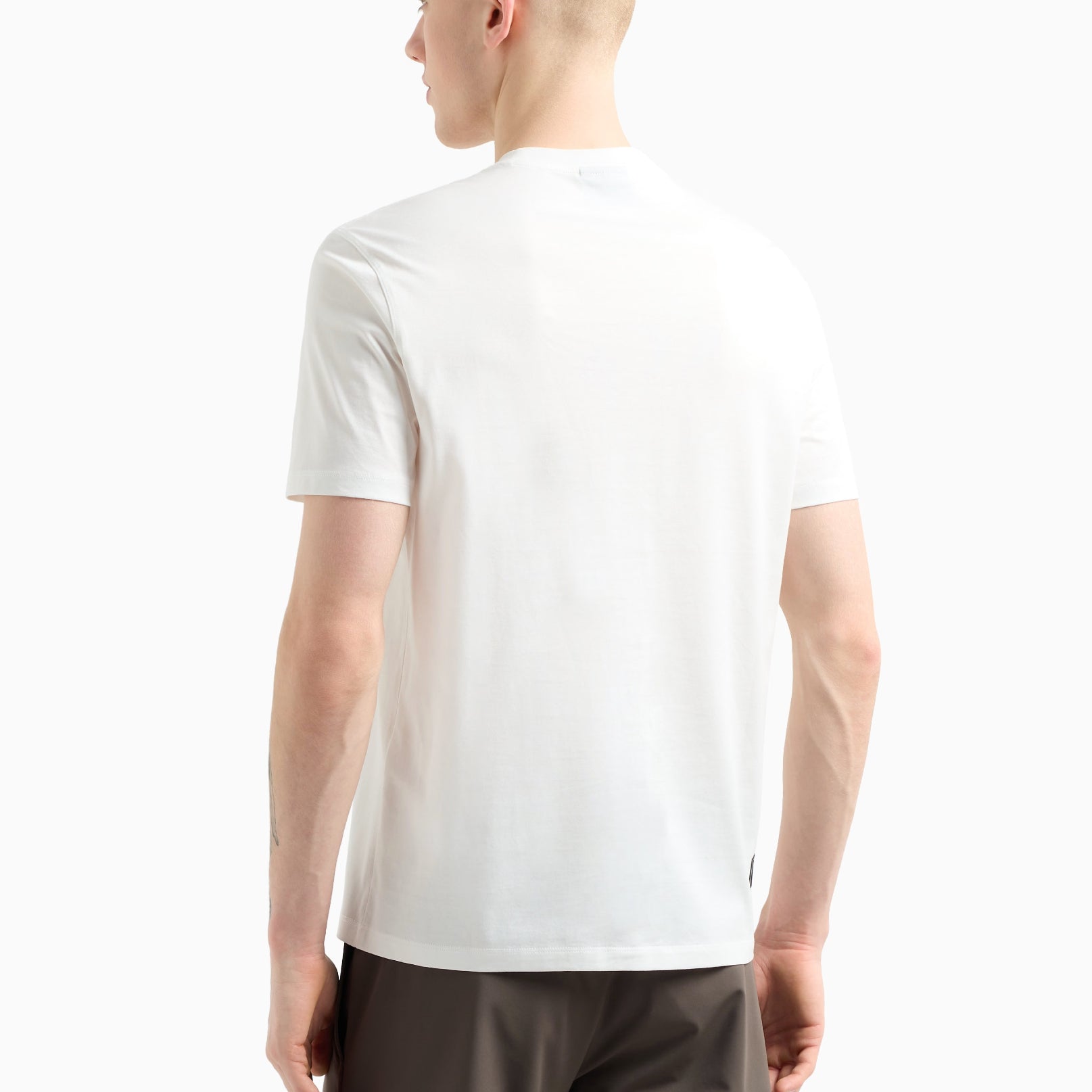 Emporio Armani Travel Essential T-Shirt - Snow White - Escape Menswear