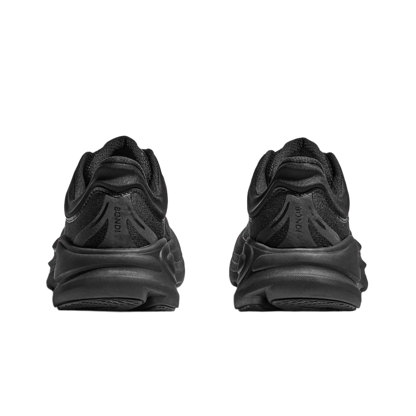 Hoka Bondi 9 Road Running Shoes - Black/Black - Escape Menswear