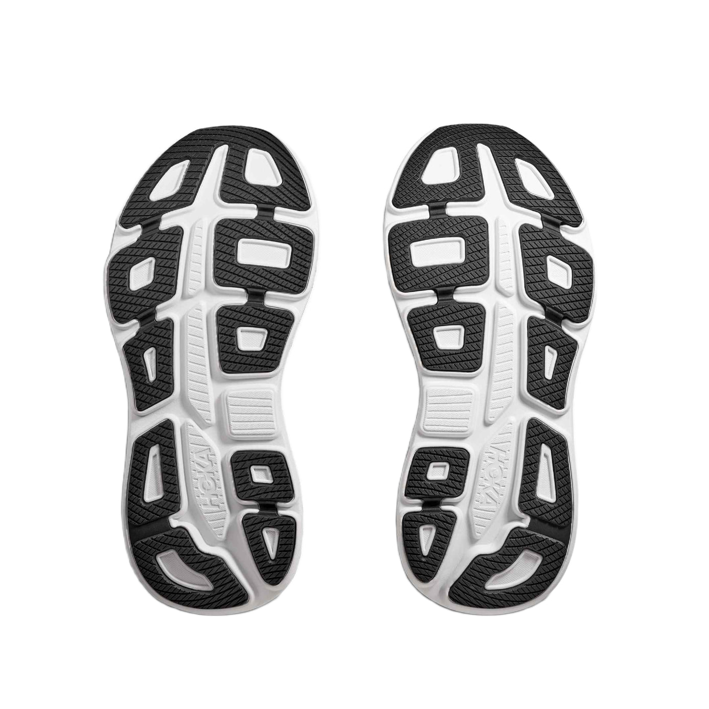 Hoka Bondi 9 Road Running Shoes - Black/White - Escape Menswear