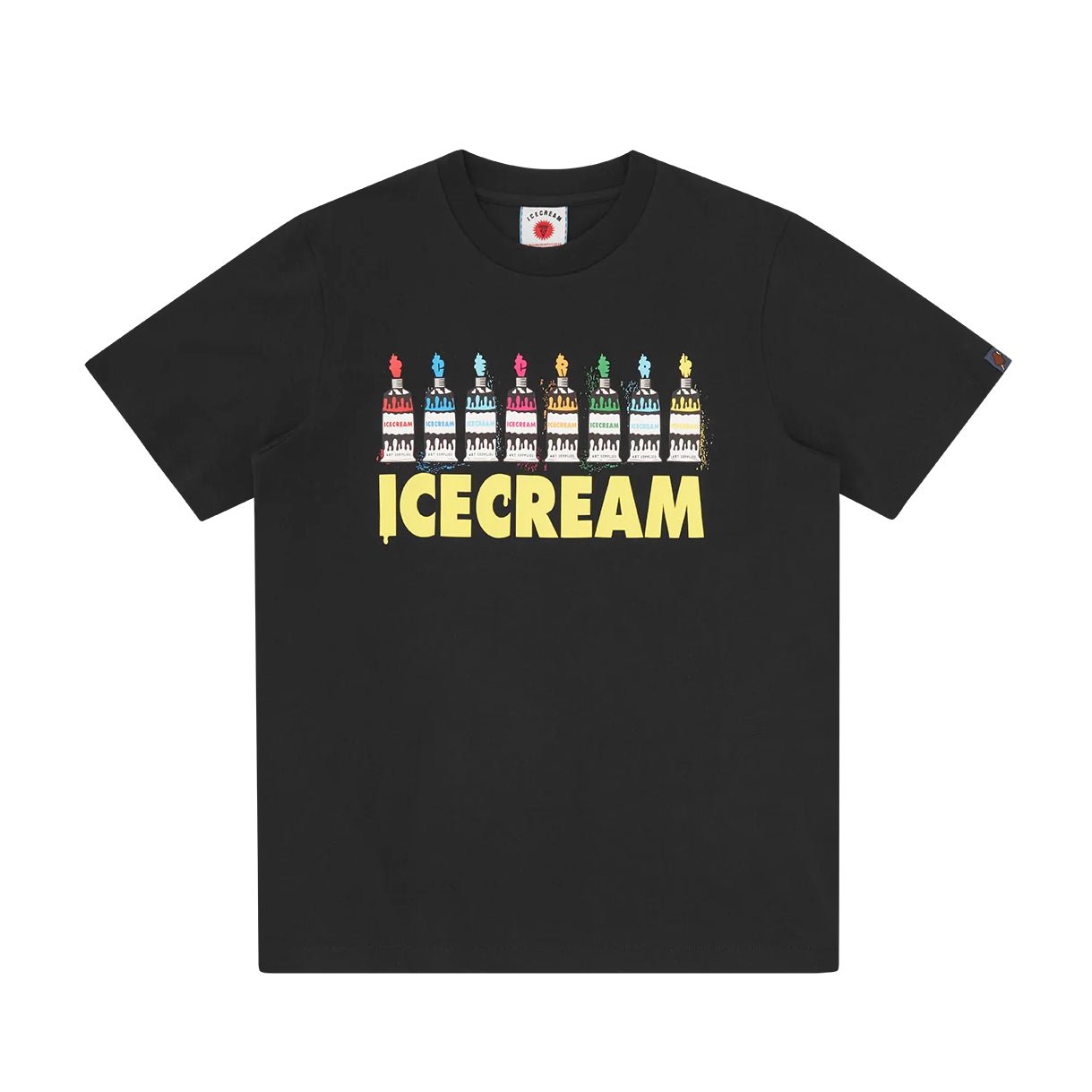 Ice Cream Art Supplies T-Shirt - Black - Escape Menswear