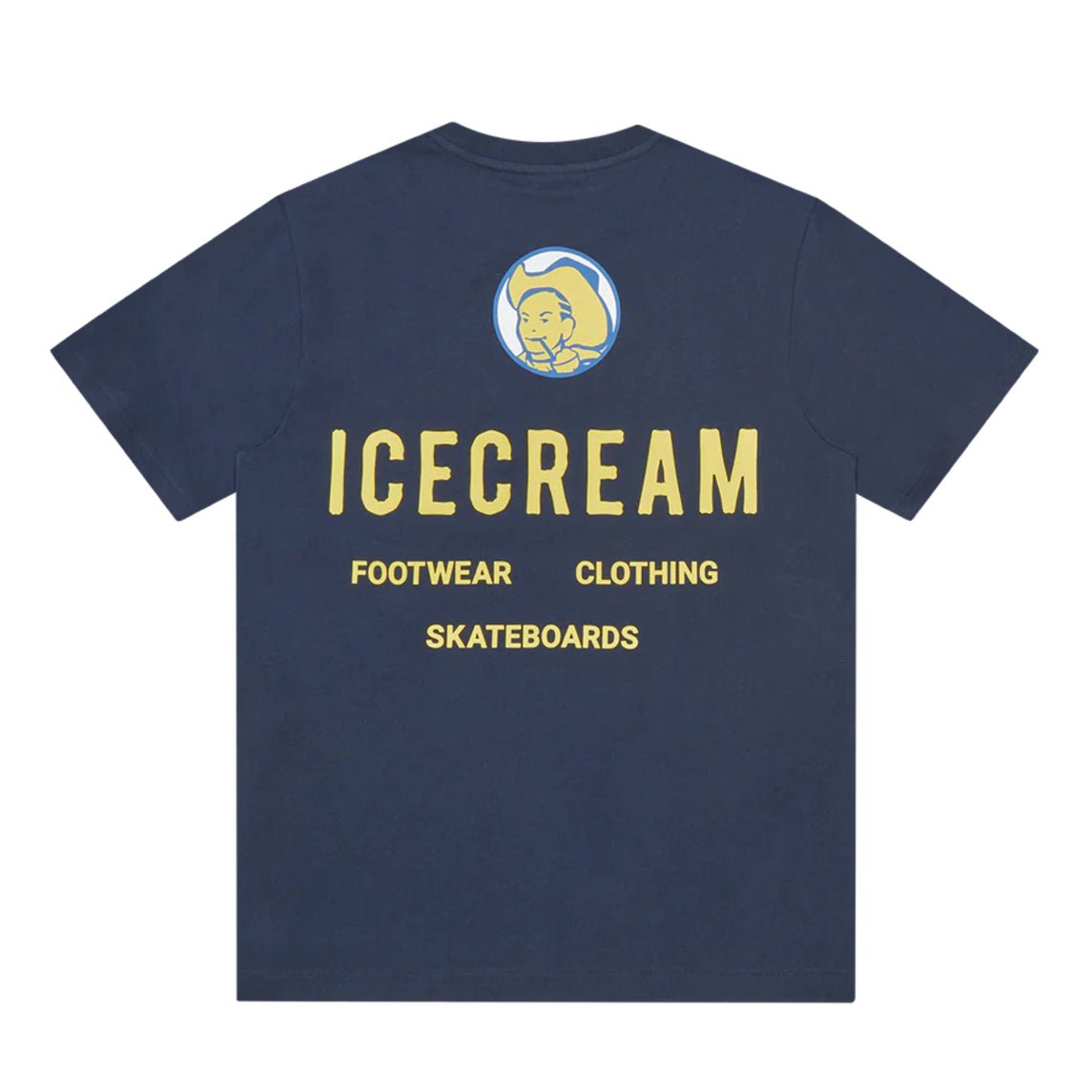 Ice Cream Cowboy T-Shirt - Navy - Escape Menswear