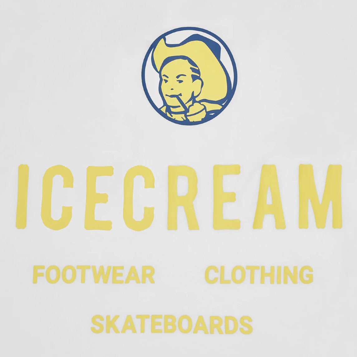 Ice Cream Cowboy T-Shirt - White - Escape Menswear