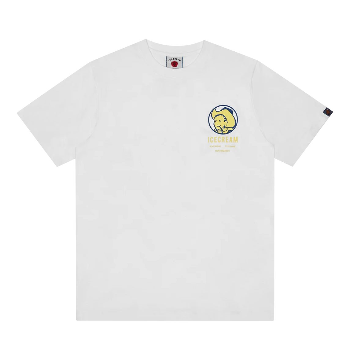 Ice Cream Cowboy T-Shirt - White - Escape Menswear