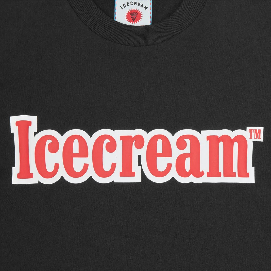 Ice Cream Puff Print T-Shirt - Black - Escape Menswear