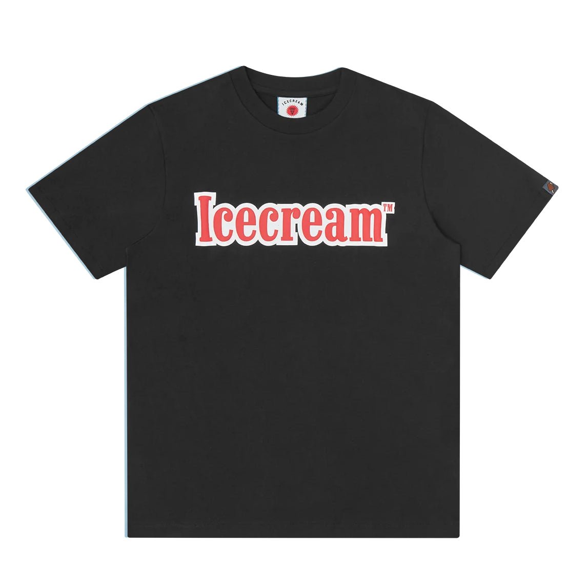 Ice Cream Puff Print T-Shirt - Black - Escape Menswear