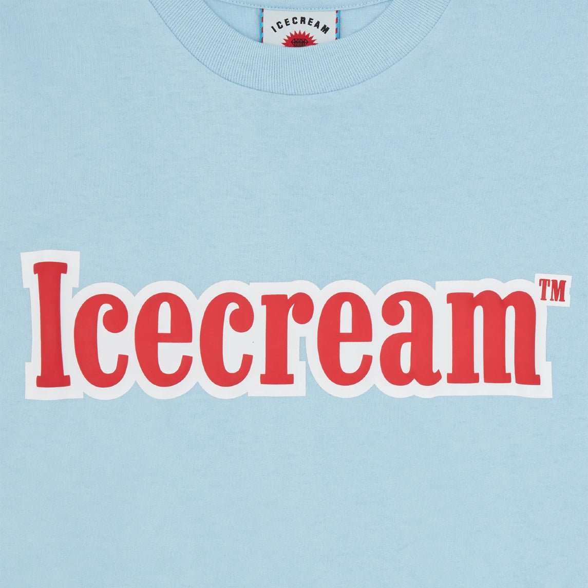 Ice Cream Puff Print T-Shirt - Blue - Escape Menswear