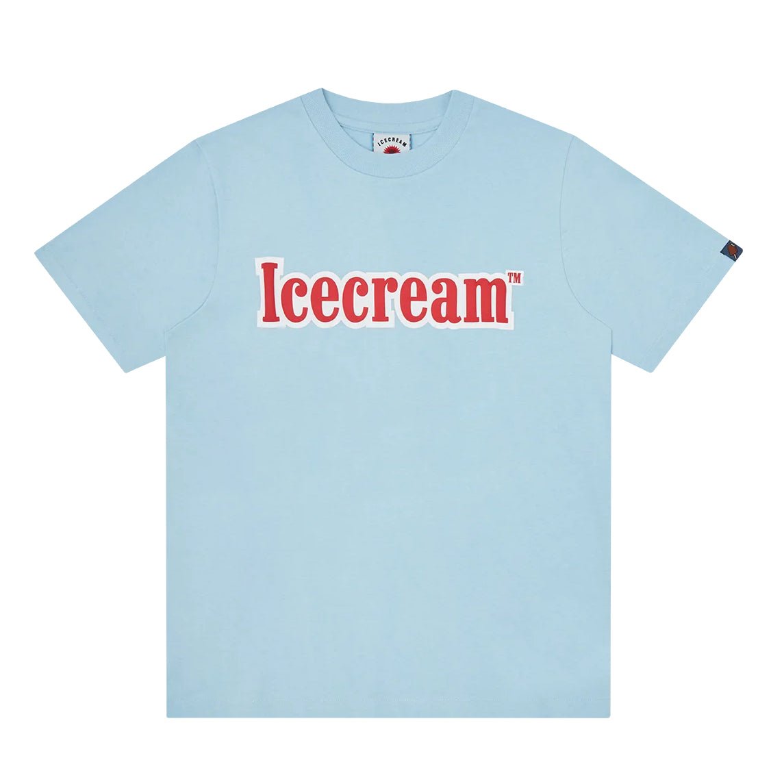 Ice Cream Puff Print T-Shirt - Blue - Escape Menswear
