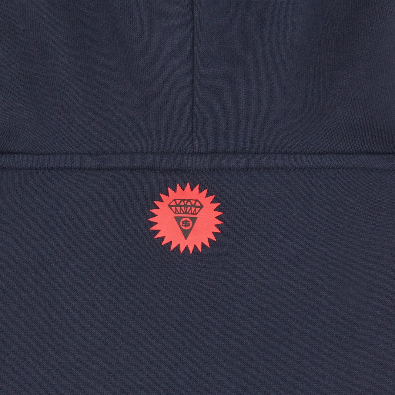 Ice Cream Red Running Dog Hoodie - Navy - Escape Menswear