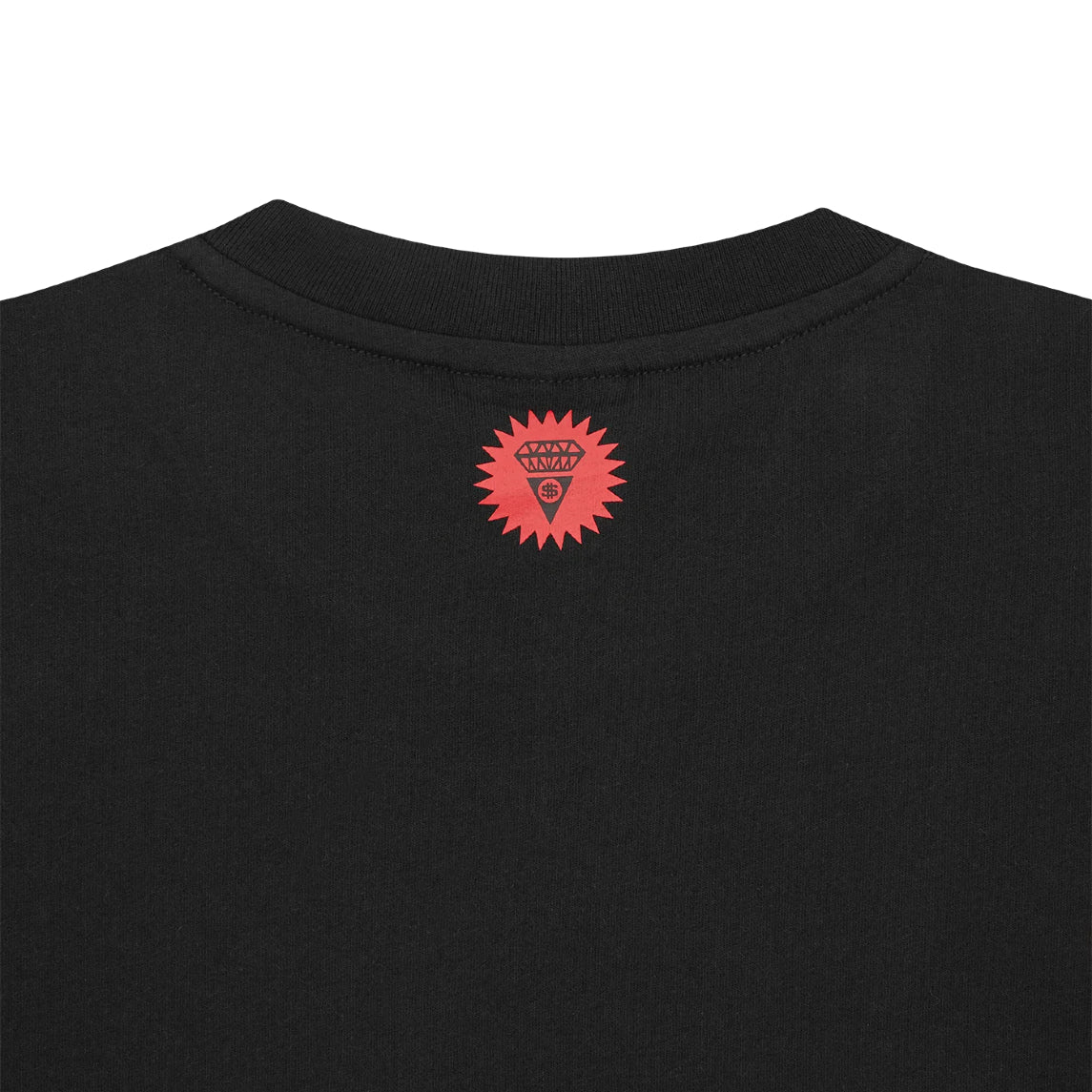 Ice Cream Red Running Dog T-Shirt - Black - Escape Menswear