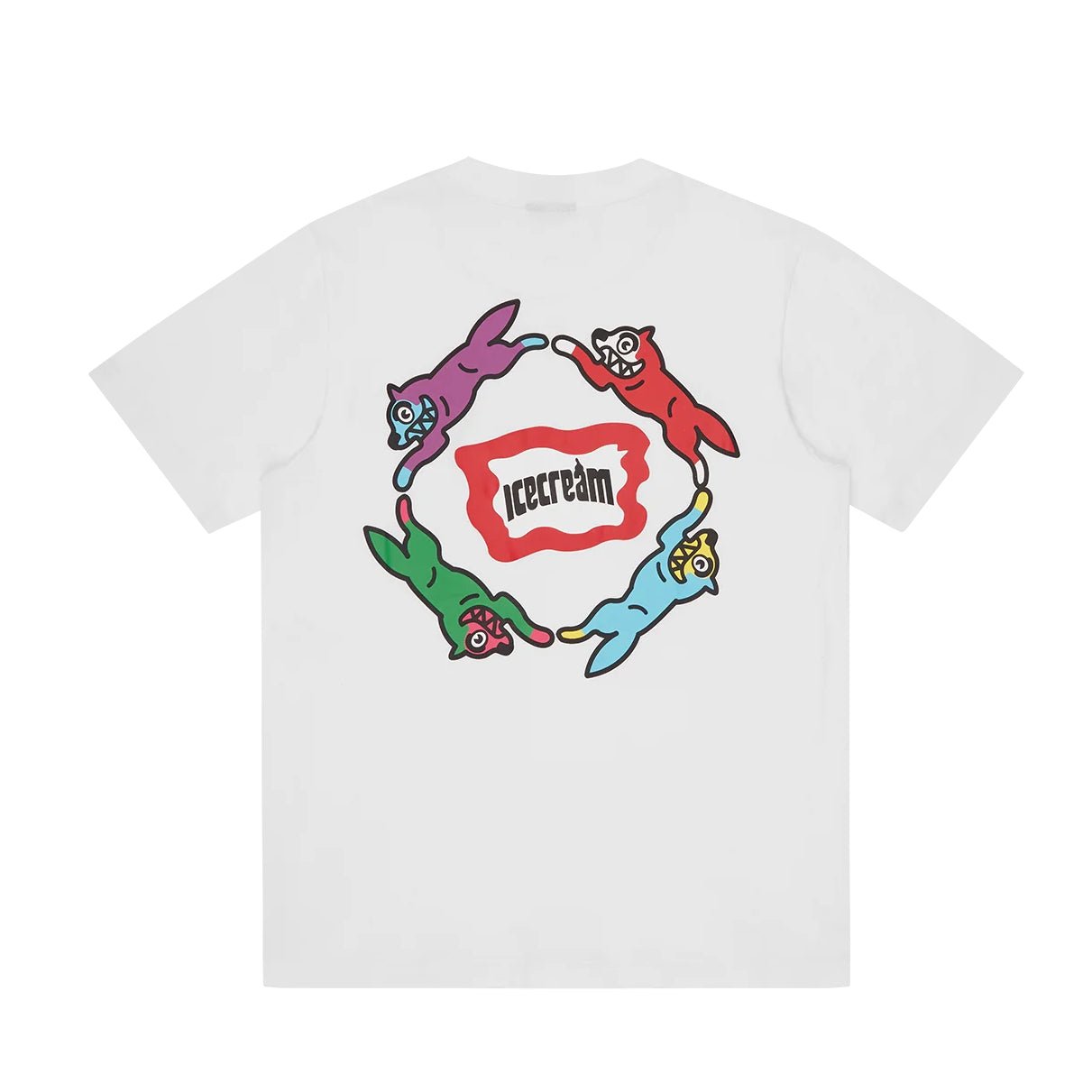 Ice Cream Roundabout T-Shirt - White - Escape Menswear