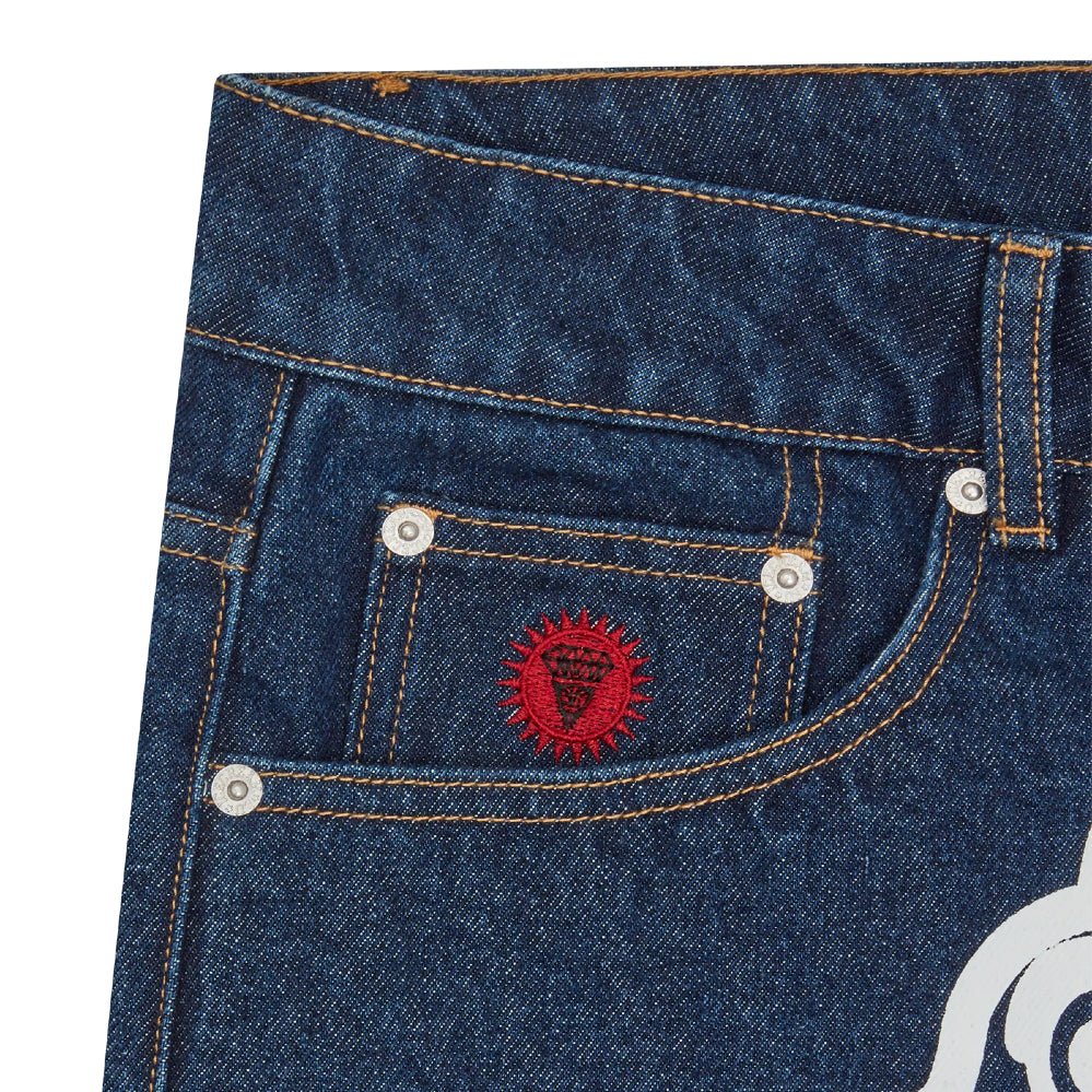 Ice Cream Running Dog Denim Pants - Indigo - Escape Menswear