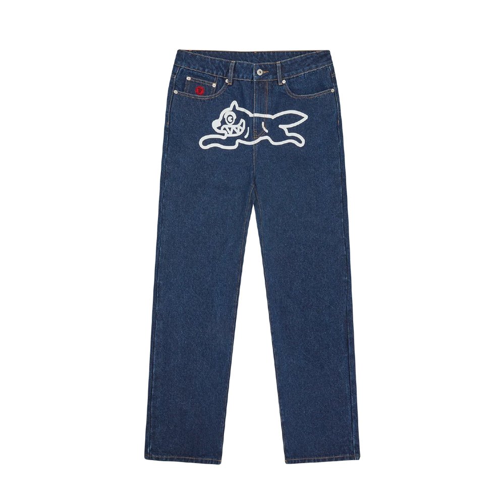 Ice Cream Running Dog Denim Pants - Indigo - Escape Menswear