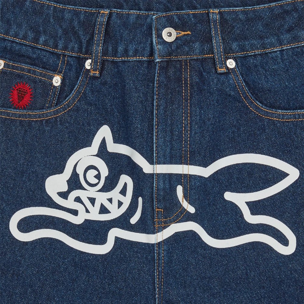 Ice Cream Running Dog Denim Pants - Indigo - Escape Menswear