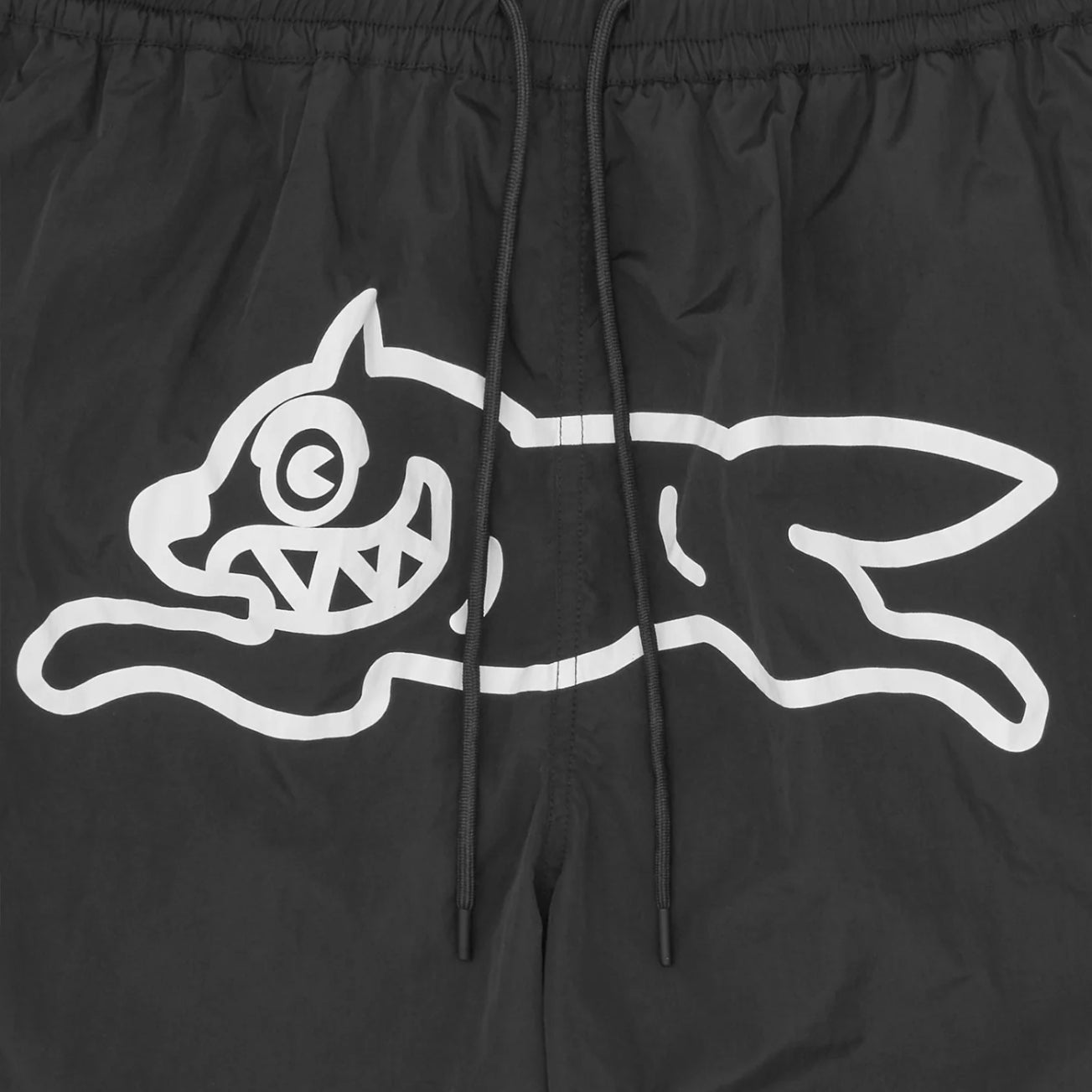 Ice Cream Running Dog Swim Shorts - Black - Escape Menswear