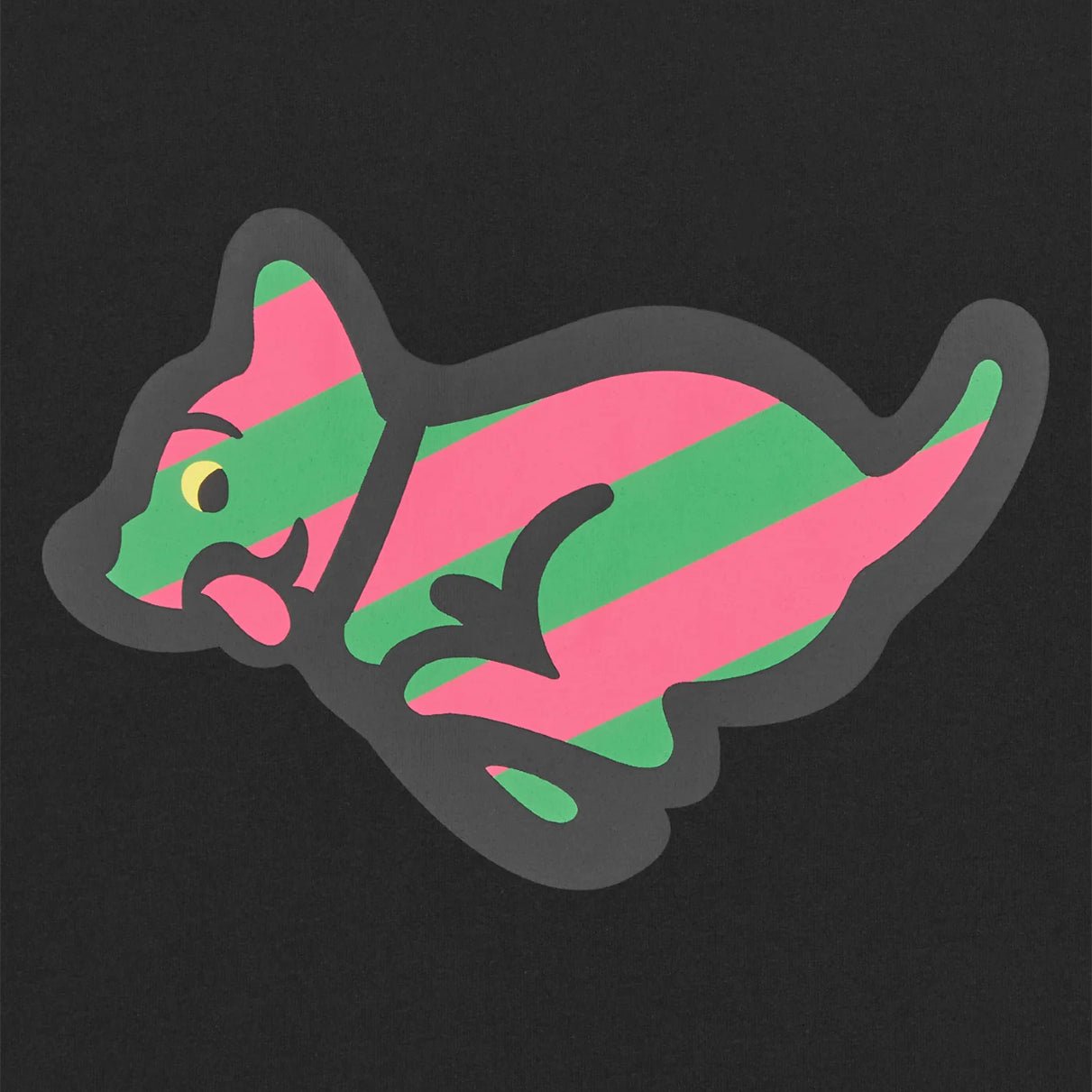 Ice Cream Running Puppy T-Shirt - Black - Escape Menswear