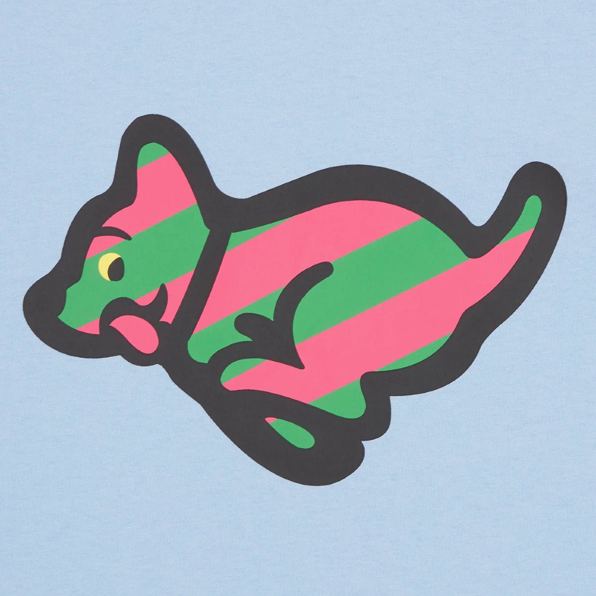 Ice Cream Running Puppy T-Shirt - Blue - Escape Menswear