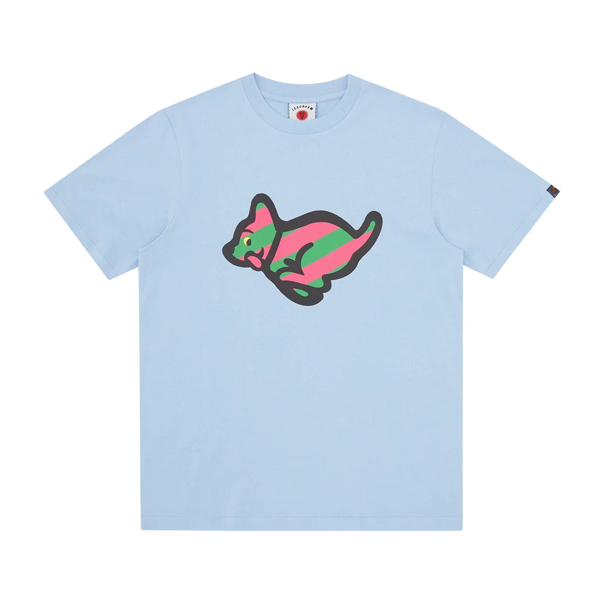 Ice Cream Running Puppy T-Shirt - Blue - Escape Menswear