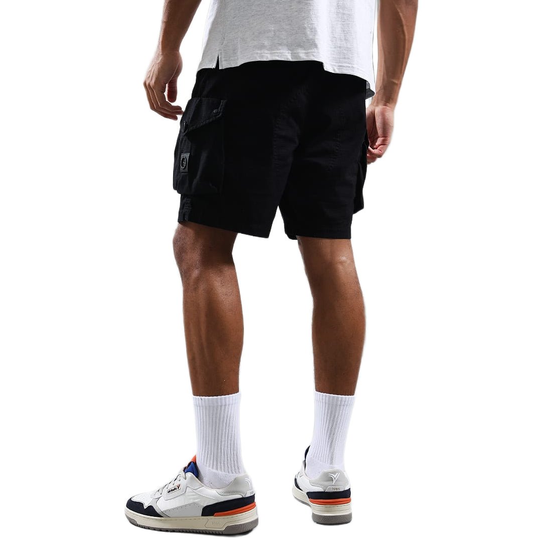 Marshall Artist Arniston Cargo Short - 001 Black - Escape Menswear