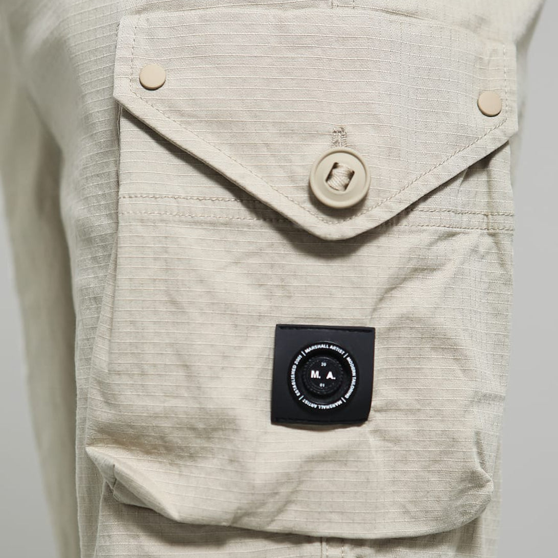Marshall Artist Arniston Cargo Short - 043 Stone - Escape Menswear