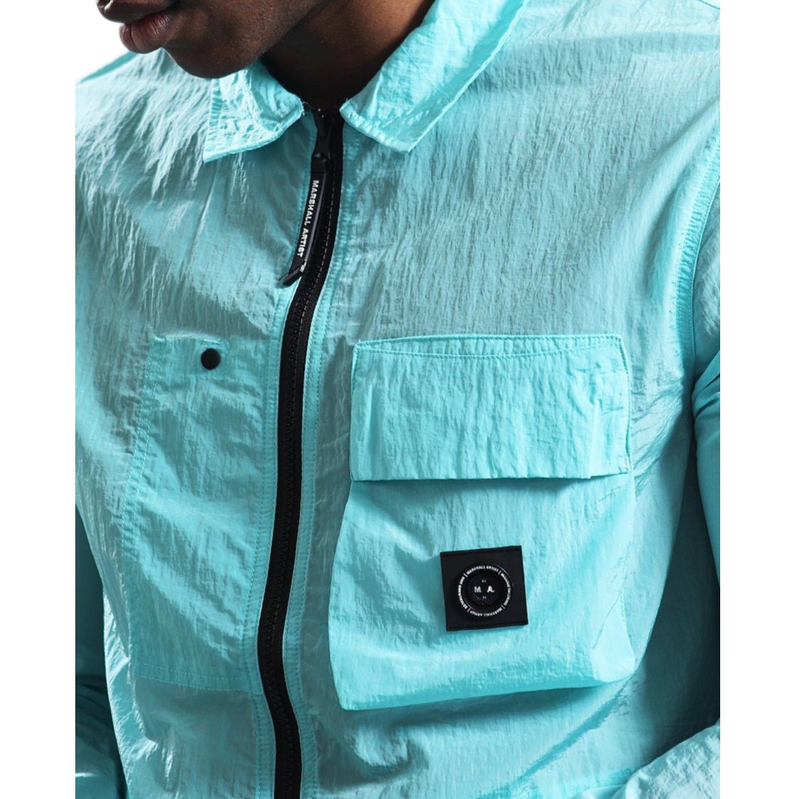 Marshall Artist Carico Overshirt - Aqua - Escape Menswear
