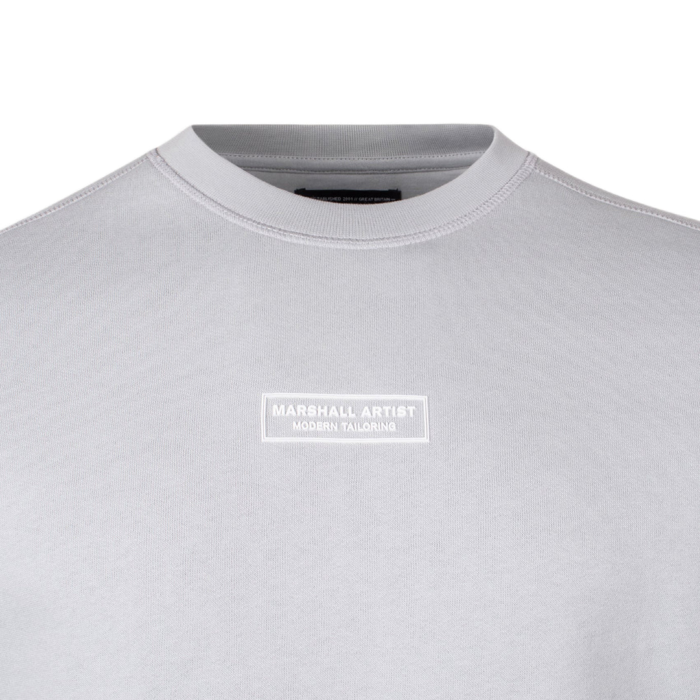 Marshall Artist MSATM11007 Siren Sweatshirt - 102 Ghost Grey - Escape Menswear