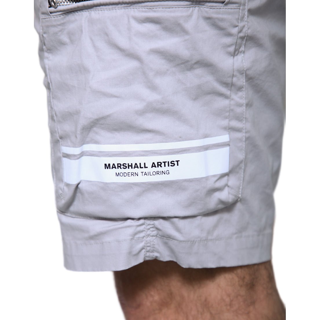 Marshall Artist SEAFIELD Cargo Shorts - 101 Harbour Grey - Escape Menswear