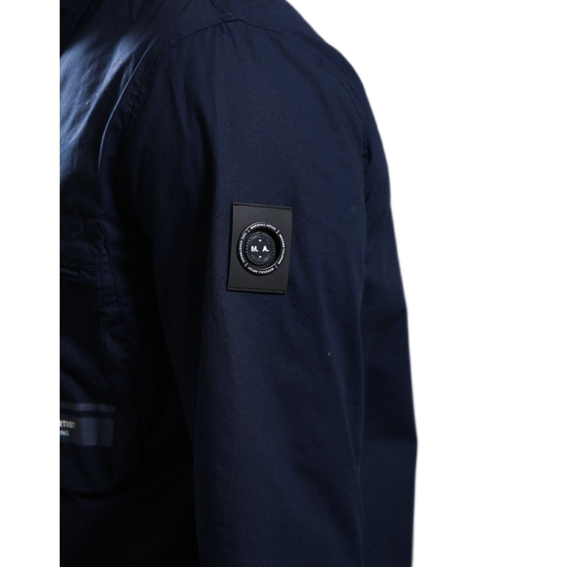 Marshall Artist Seafield Overshirt - 003 Navy - Escape Menswear