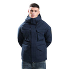 Marshall Artist Seaforth Parka Jacket - 003 Navy - Escape Menswear