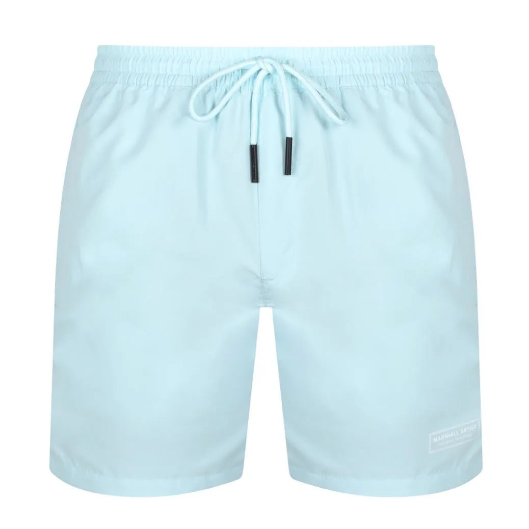 Marshall Artist Signature Swim Shorts - Sky Blue - Escape Menswear