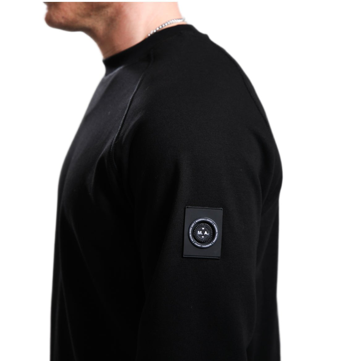 Marshall Artist Siren Crewneck Sweatshirt - 001 Black - Escape Menswear