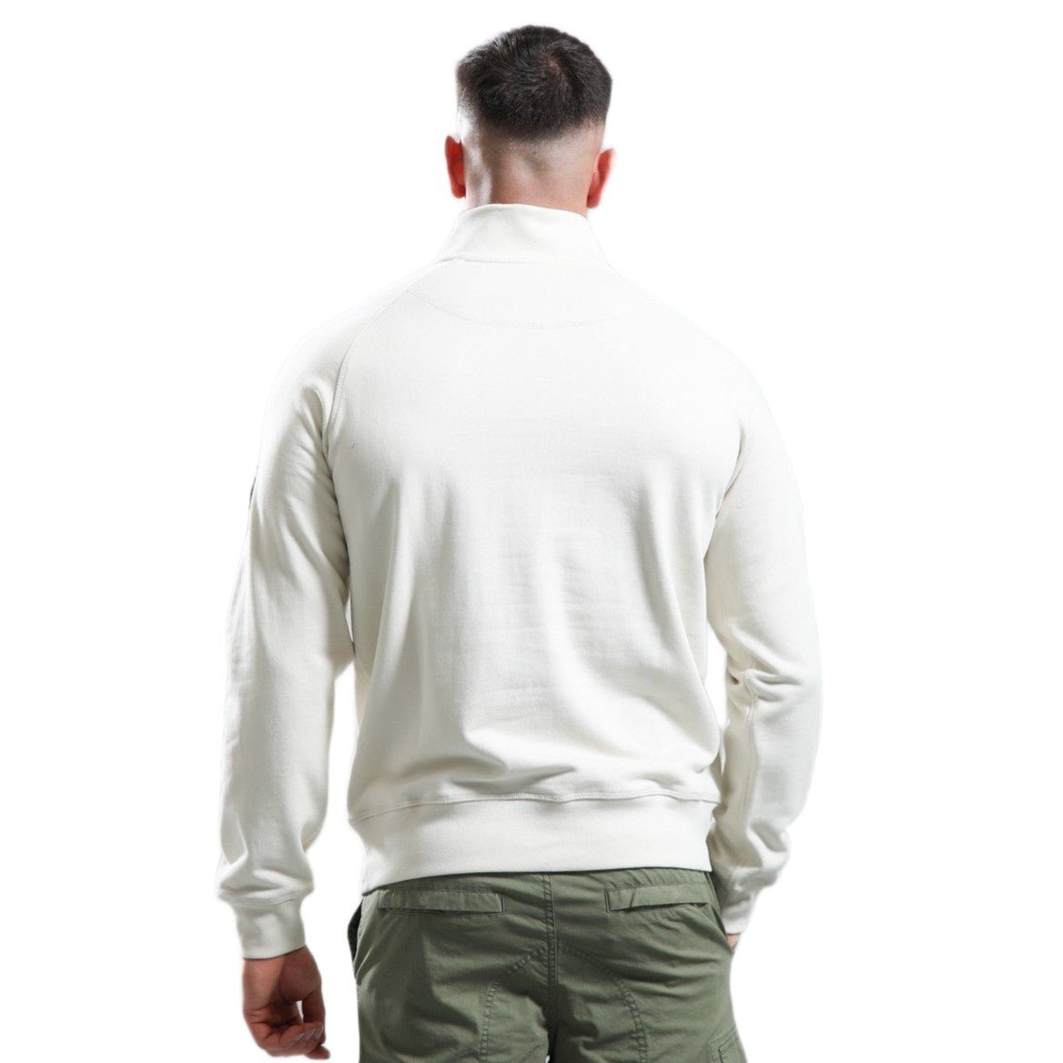 Marshall Artist Siren ¼ Zip Sweatshirt - 122 Silver Birch - Escape Menswear