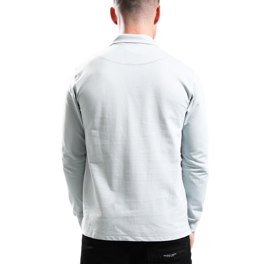 Marshall Artist Stratton Polo Shirt - 102 Ghost Grey - Escape Menswear