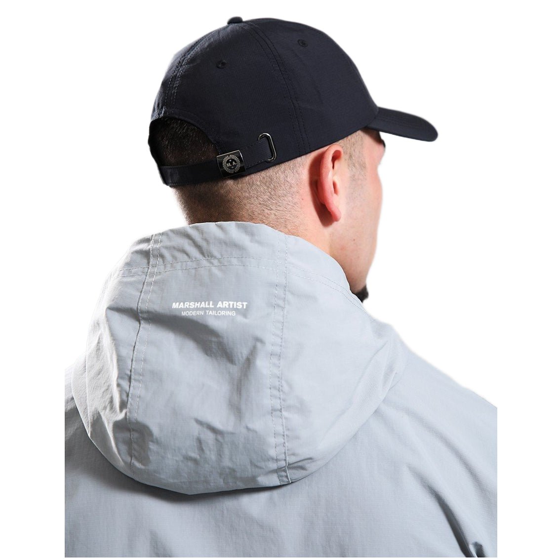 Marshall Artist Woven Badge Cap - 001 Black - Escape Menswear