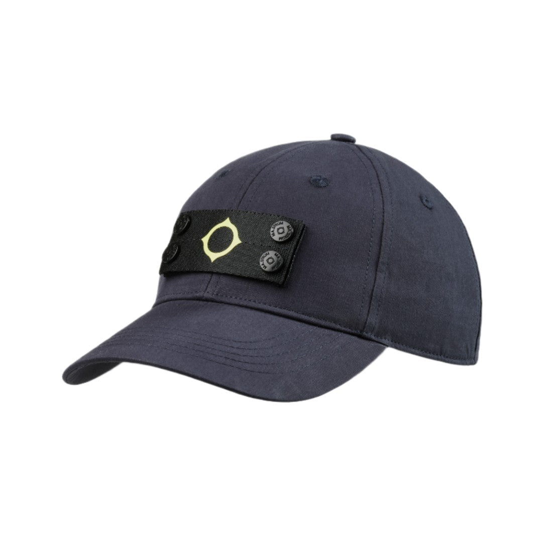 MA.Strum Badge Baseball Cap - 428 Ink Navy - Escape Menswear