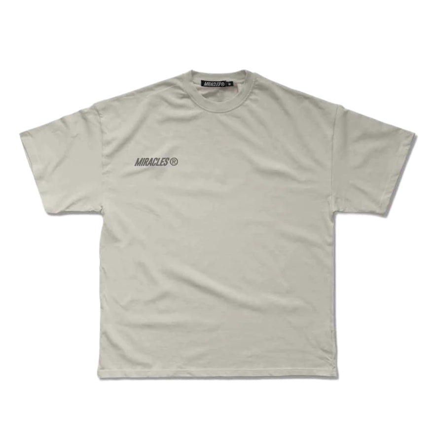 Miracles Balloon T-Shirt - Beige - Escape Menswear