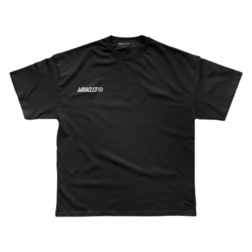 Miracles Balloon T-Shirt - Black - Escape Menswear