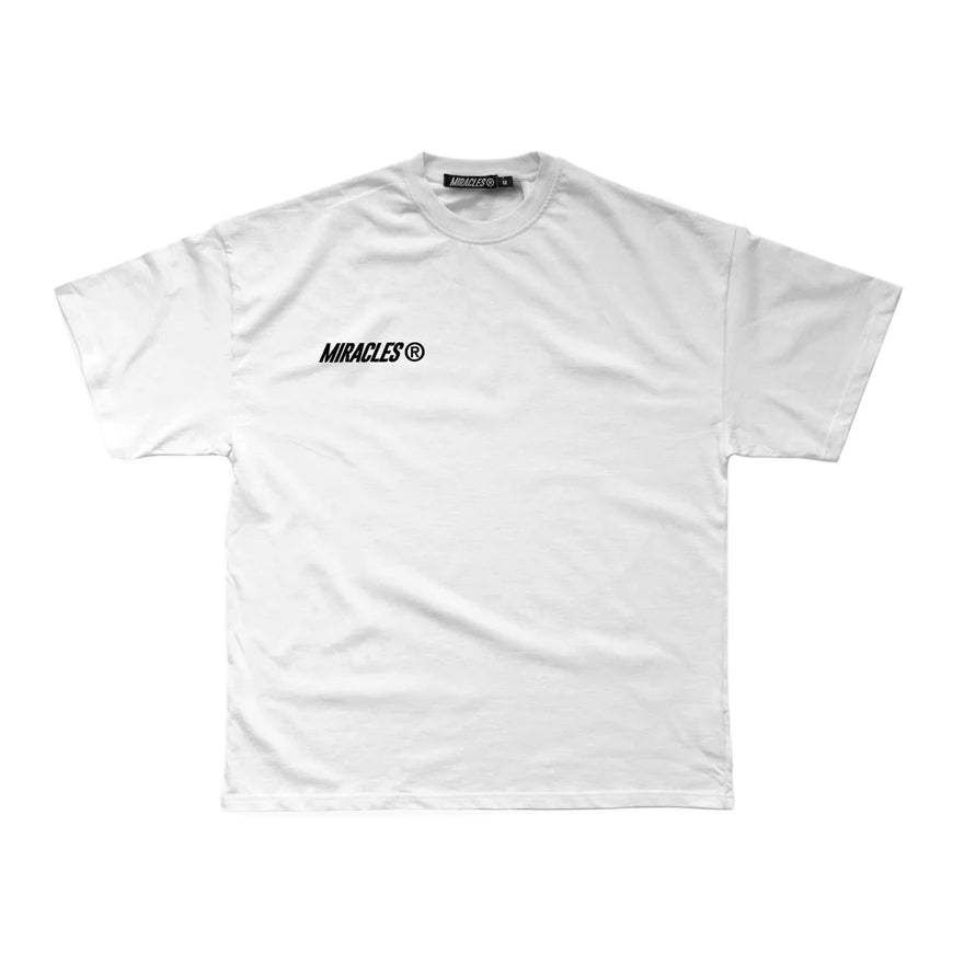 Miracles Free Fall T-Shirt - White - Escape Menswear