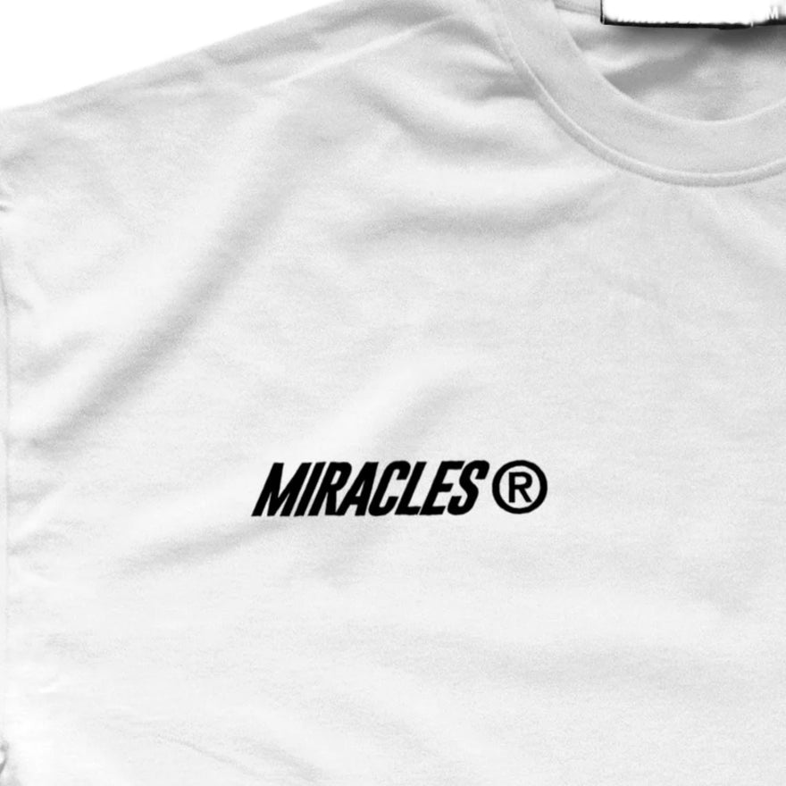 Miracles Free Fall T-Shirt - White - Escape Menswear